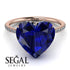 Heart Shape Sapphire Ring - Noelle No. 14